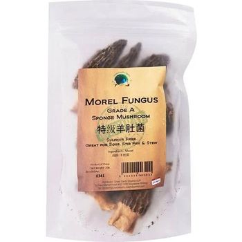 Green Earth Organic Morel Fungus Grade A (Sponge Mushroom) 20g