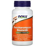 Now (Foods) - Intestinal Health, Probiotic Saccharomyces Boulardii 5 Billion CFU (60 veggie capsules)