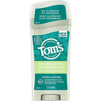 Tom's of Maine Natural Long Lasting Deodorant Refreshing Lemongrass 64g