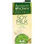 Australia's Own Organic Unsweetened Soy Milk 1L