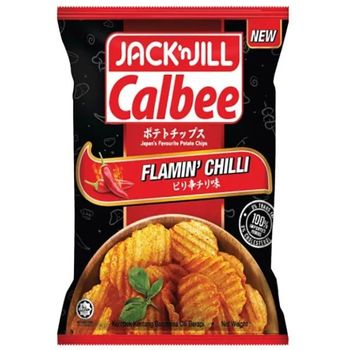 Jack 'n Jill Calbee Flamin' Chilli Potato Chips 170g