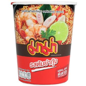 Mama Cup Instant Noodles Shrimp Tom Yum Flavour 60g