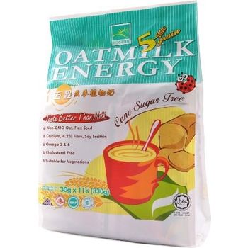 Biogreen 5 Grain Oatmilk Sachet Cane Sugar 11 Sachets X 30g 330g