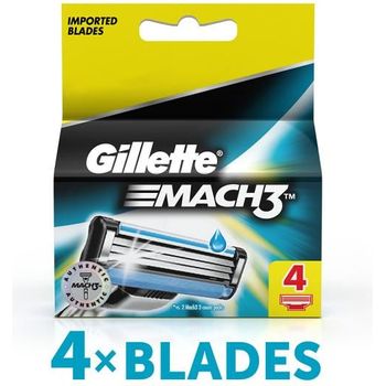 Gillette Mach3 Turbo Shaving Cartridge 4pcs