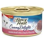 Purina Fancy Feast Creamy Delights Salmon Feast With A Touch Of Real Milk 90g