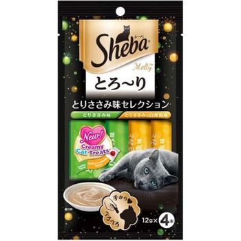 Sheba Cat Treat Melty Chicken & Whitefish Flavour 12g 4pcs
