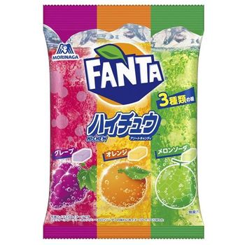 Morinaga Hi Chew Fanta Flavor Grape Orange And Melon 68g
