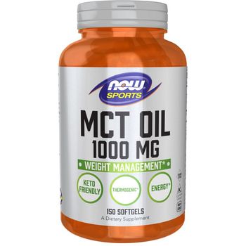 Now Foods MCT Oil Softgels 1000mg 150 Capsules