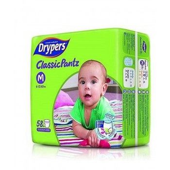 Drypers Classic Pantz M 58pcs