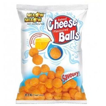 Miaow Miaow Baked Cheese Flavoured Balls 50g