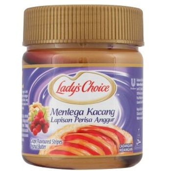 Lady's Choice Peanut Butter Grape Stripe 175g