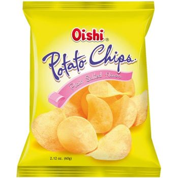 Oishi Natural Potato Chips Plain Salted 60g