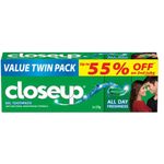 Close Up Anti Bacterial Toothpaste Menthol Fresh Value Twin Pack 2pcs 175g