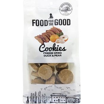 Food For The Good Dog & Cat Treats Freeze Dried Duck & Pear Cookies 70g