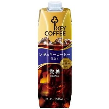Key Coffee Liquid Coffee Natural Water Fine Sugar Tetra Prisma 1L