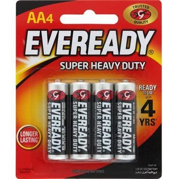 Eveready 1215 Super Heavy Duty AA Battery 4pcs