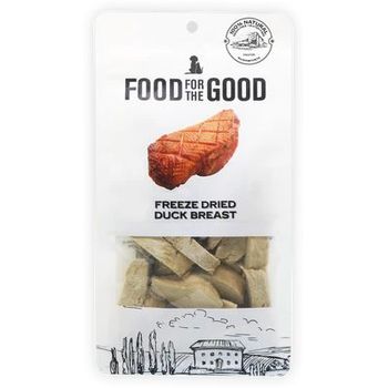 Food For The Good Dog and Cat Treats Freeze Dried Duck Breast 70g 
