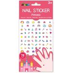 Avenir Large Nail Stickers Princess