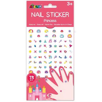 Avenir Large Nail Stickers Princess