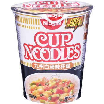 Nissin Instant Cup Noodles Kyushu White
