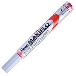 Pentel Maxiflo White Board Marker Slim Bullet Tip Red 1.1mm