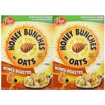 Honey Bunches Of Oats Crunchy Honey Roasted Cereal 14.5oz 2 Pack