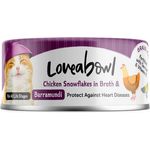 Loveabowl Cat Canned Food Chicken Snowflakes With Barramundi In Broth 70g