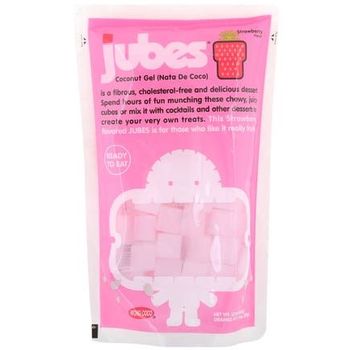 Wong Coco Jubes Nata De Coco Strawberry 360g