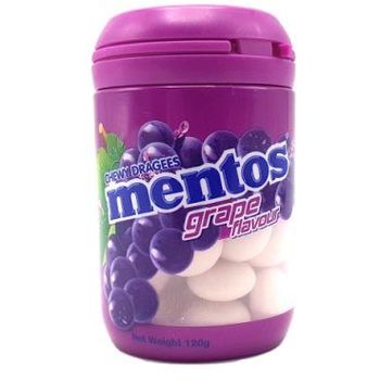 Mentos Mix Grape Cocktail Bottle 120g