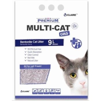 Claire Premium Multi Cat Litter 9kg
