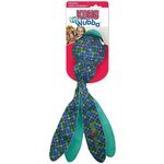 Kong Wubba Finz Blue Dog Toy Large