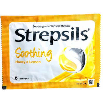 Strepsils Honey and Lemon Lozenges 6s