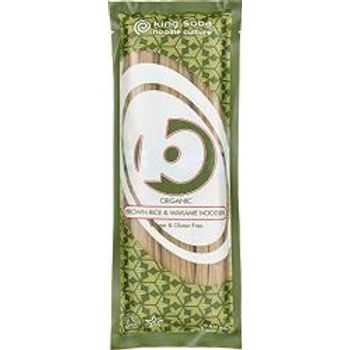 King Soba Brown Rice & Wakame Noodles 250g