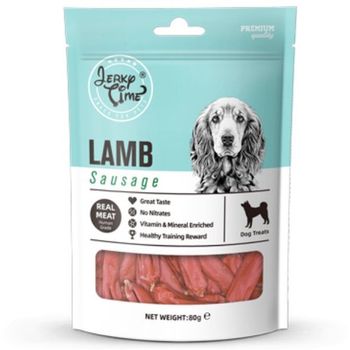Jerky Time Lamb Sausage Dog Treats 80g
