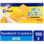 Cowhead Sandwich Crackers With Calcium Milk