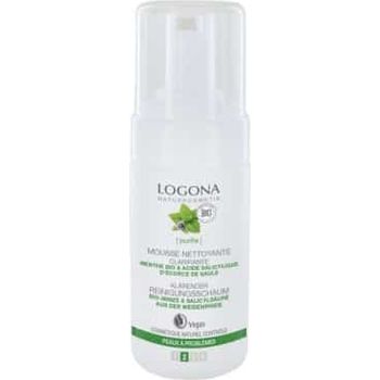 Logona Micellar Cleansing Foam Organic Mint & Salicylic Acid From Willow Bark 100ml Inci Beauty