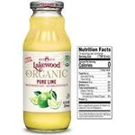 Lakewood Organic Pure Lime Juice 12.5ounce Bottles