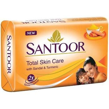 Santoor Total Skin Care Sandal Turmeric Soap 100g