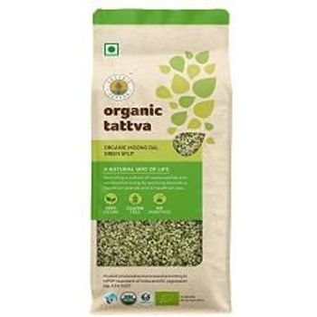 Organic Tattva Green Gram Split Mung Beans Split 500g Usda Certified