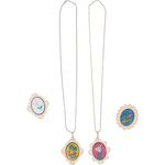 Tiger Tribe Pendant And Brooch Kit Resin And Wood