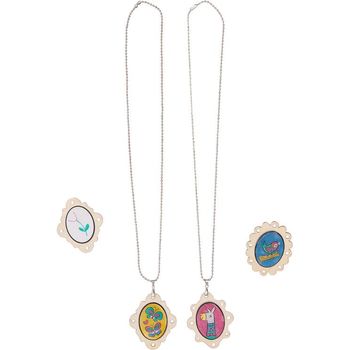 Tiger Tribe Pendant And Brooch Kit Resin And Wood