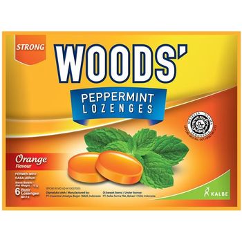 Woods' Lozenges Orange 6pcs 15g
