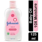 Johnson's Baby Massage Baby Oil For Babies With 10x Moisture 125ml