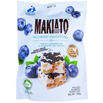 Twinfish Makiato Blueberry Nougat Crisp 150g