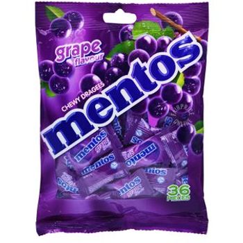 Mentos Chewy Dragees Grape Mix 97.2g