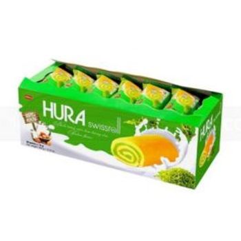 Hura Swiss Roll Green Rice Cake 180g