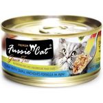 Fussie Cat Canned Food Premium Tuna With Small Anchovies In Aspic 80g