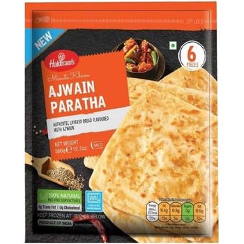 Haldiram's Frozen Ajwain Paratha, 360g (6pcs)