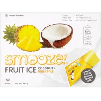 Smooze Fruit Ice Coconut Pineapple 5 X 65ml