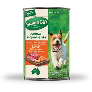Nature's Gift Canned Food Beef Liver Loaf 700g